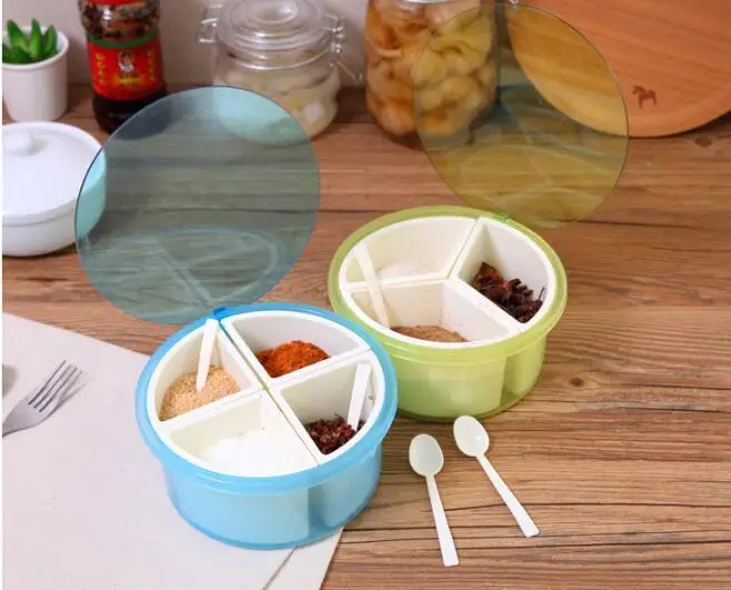 

1 шт., банка для специй, конфета, прозрачная крышка, коробка для приправ, кухонный инструмент, емкость для хранения, LF 115