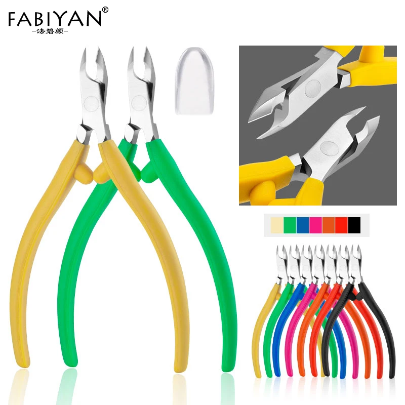 Stainless Steel Dead Skin Remover Scissor Cutter Plier Nail Art Cuticle Nippers Clipper Finger Trimming Care Manicure Tool|Маникюрные
