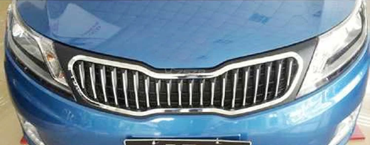 Передняя крышка решетки автомобиля ABS Материал Tiger Racing Grills продукты аксессуары Подходит для KIA Rio K2 2012- Z2AAA067
