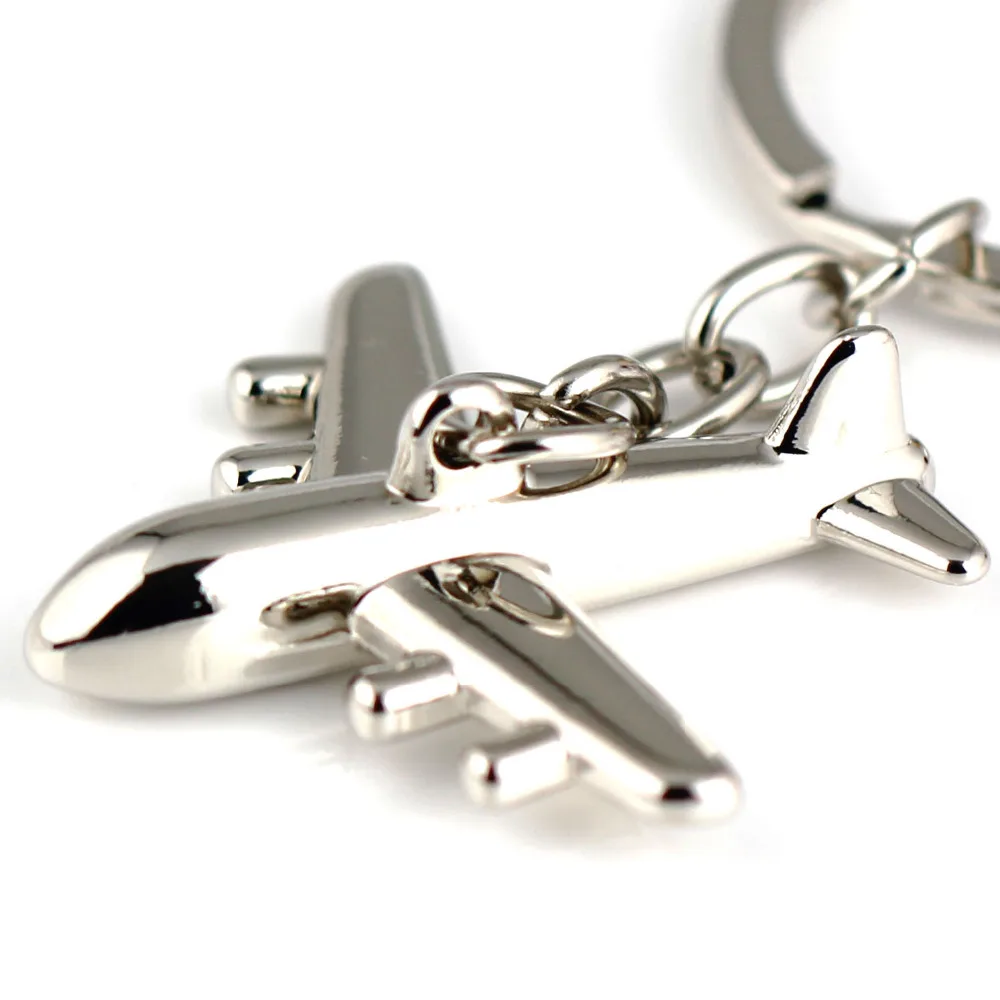 Брелок для ключей в виде самолета с полированным самолетом 86091|keyring fashion|key chain