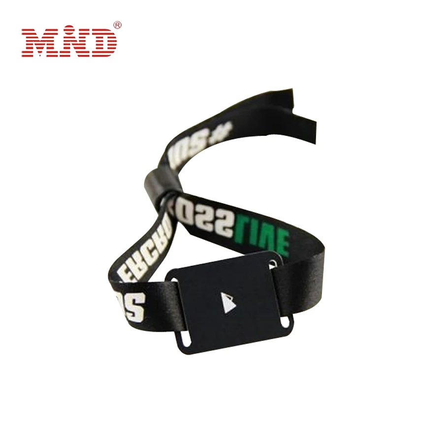 1000 шт./лот 13 56 МГц FM11RF08 MF1 S50 1K NFC Браслет RFID IC нейлоновый тканый браслет для