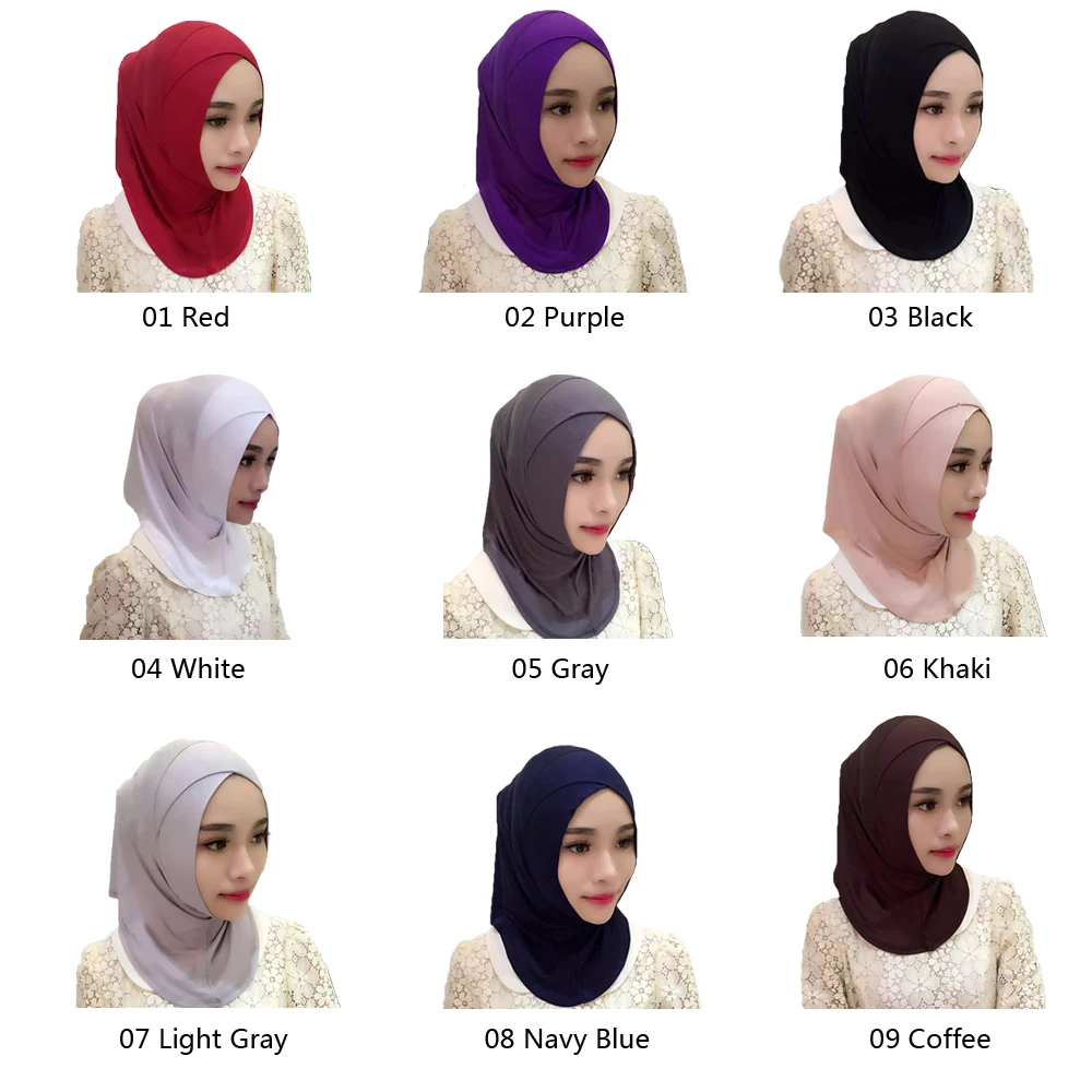 Женский мусульманский тюрбан хиджаб хлопковый платок для головы химиотерапия