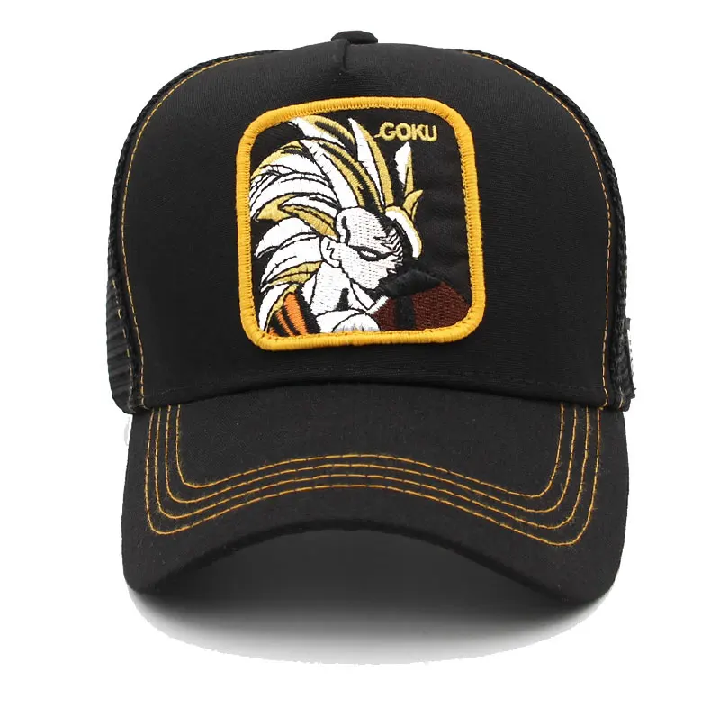 Аниме Dragon Ball Vegeta Мужская бейсболка для мужчин и женщин Высокое качество Snapback Gorras Casquette trucker сетчатая Кепка папа шляпа хип-хоп