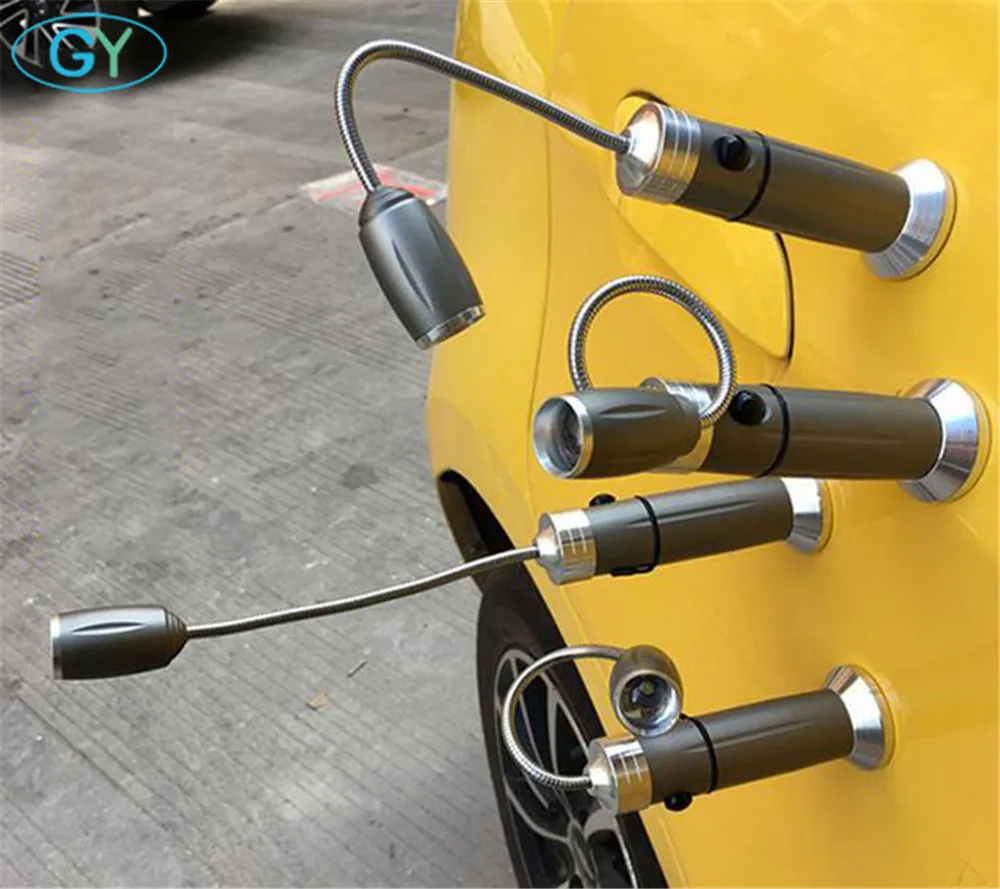 Портативный 3 Вт Светодиодный светильник для станка с батареей магнитная