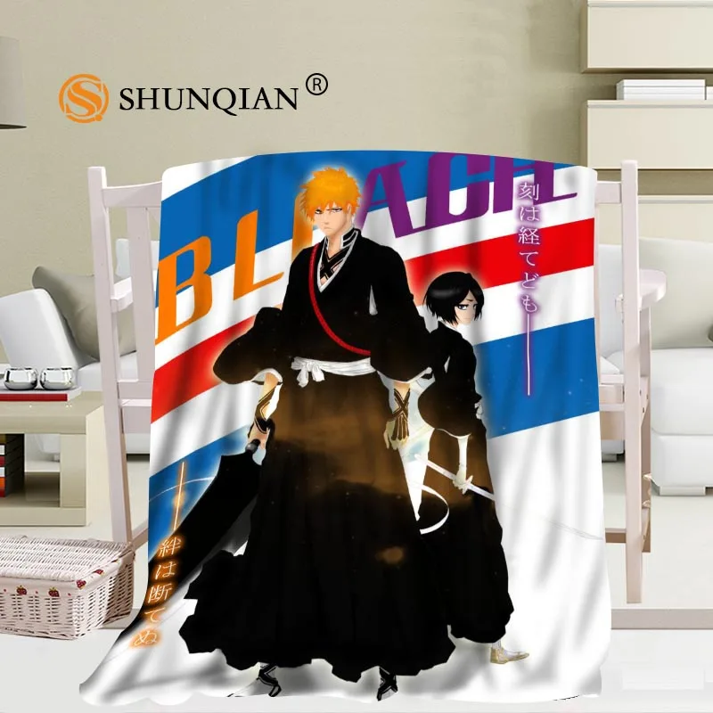 Обычай BLEACH Kuchiki Rukia одеяло Manta Falafel диван/кровать/Самолет путешествия пледы
