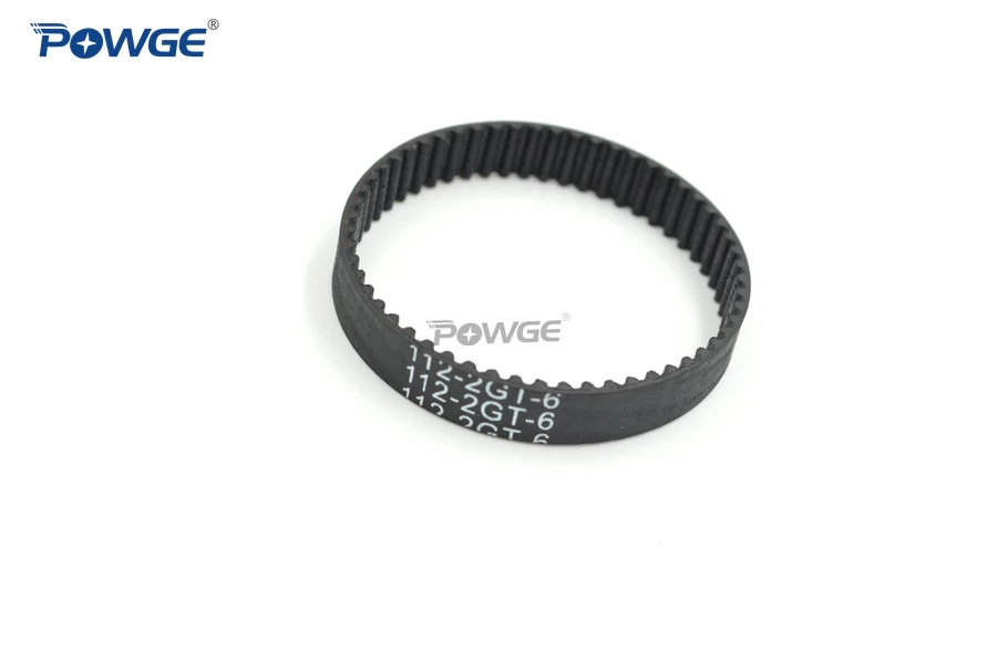 POWGE 10 шт. 2GT ремень синхронизации Длина шага 98 102 110 112 120 ширина 3/6/9 мм зубы 49 51 55 56 60 замкнутому циклу GT2 ремень