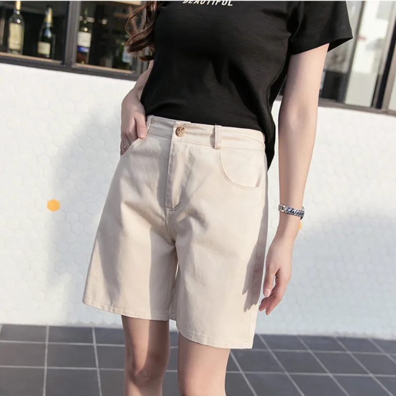 

Женские повседневные шорты с высокой талией, размеры XXXL, XXL, XL, L