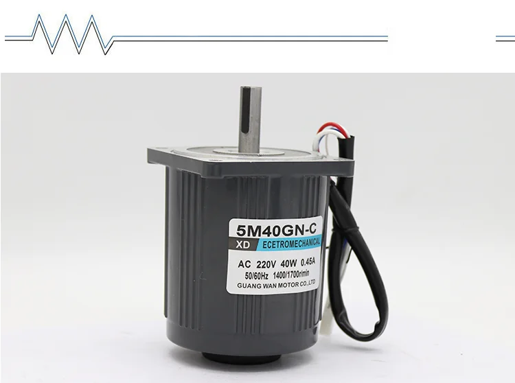 AC220V 50HZ 40W 1400/2800RPM Permanent Magnet Speed Control Motor Suitable for mechanical equipment power tools DIY etc. | Обустройство