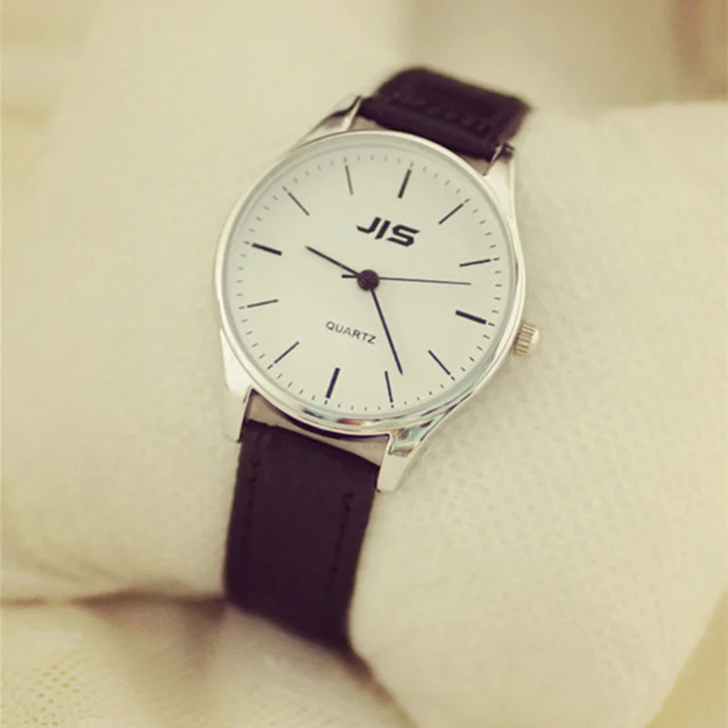 Top Quality Fashion Ladies simple style Watch Vintage PU Leather Quartz Watches Women Dress Wrist watch relogio feminino Clock | Наручные