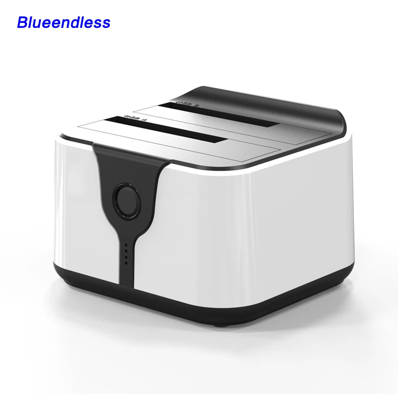 Жесткий диск случай 2 Bay чехол сатиновый низ жесткий Externo HDD 5 Sata USB 3 0 HD с