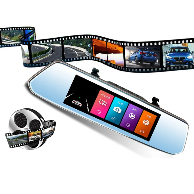 Высокое разрешение сенсорный экран 7 дюймов Dash Cam Автомобильный dvr высокая