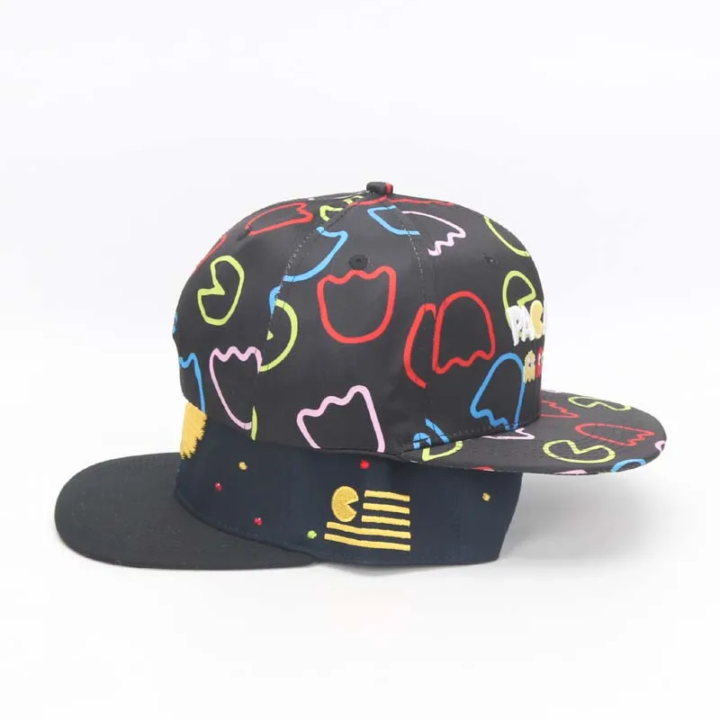 Pacman Snapback хип-хоп кепка и Кепка модная Регулируемая Кепка призрак и Pac-Man вечерние бейсболки для танцев