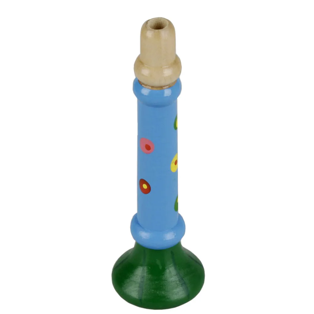 Деревянный гудок труба музыкальный инструмент игрушка для детей раннее