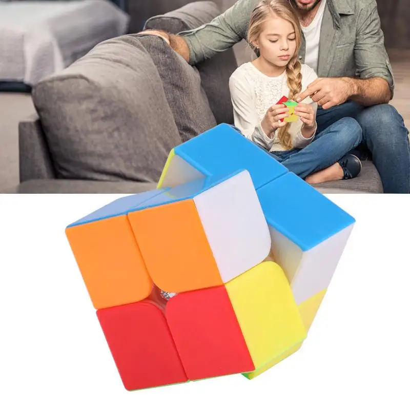 Magic cubes 2x2x2 6 Sides Speed cube cubo magico cubos Plastic Educational Toys Brain Games for Children Gift | Игрушки и хобби