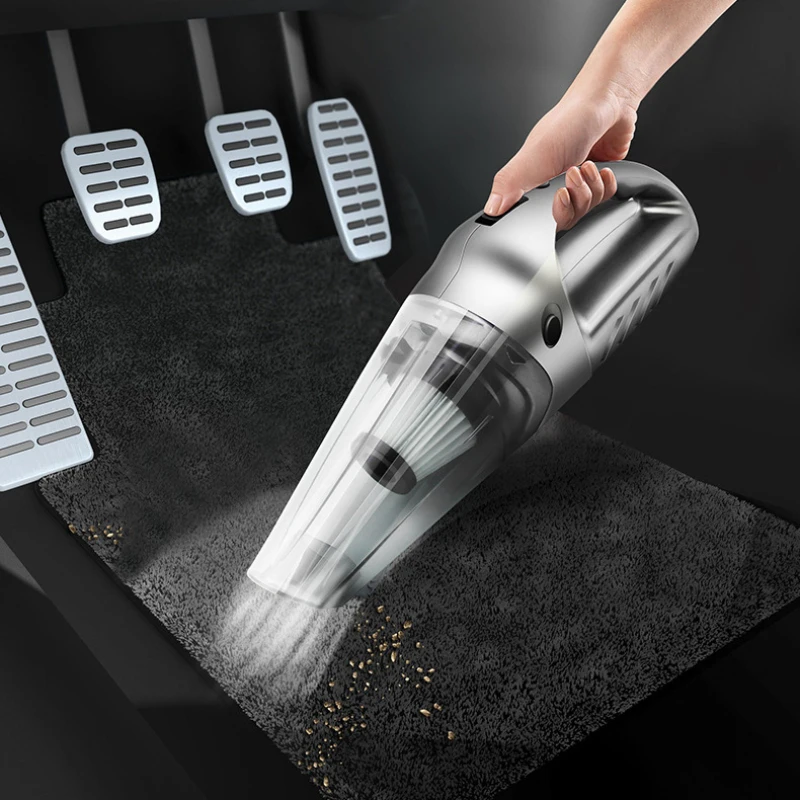 Автомобильный Ручной беспроводной вакуумный очиститель для сухой и влажной