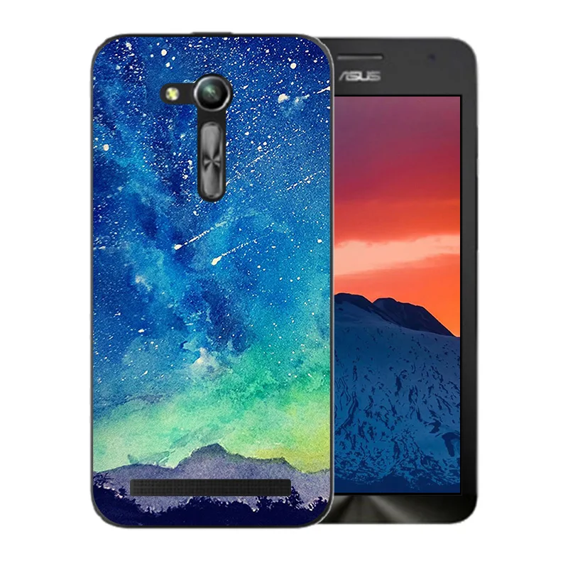 4 5 дюйма для Asus ZB450KL чехлы телефонов с рисунком звездного неба Zenfone GO 2nd Gen ZB452KG