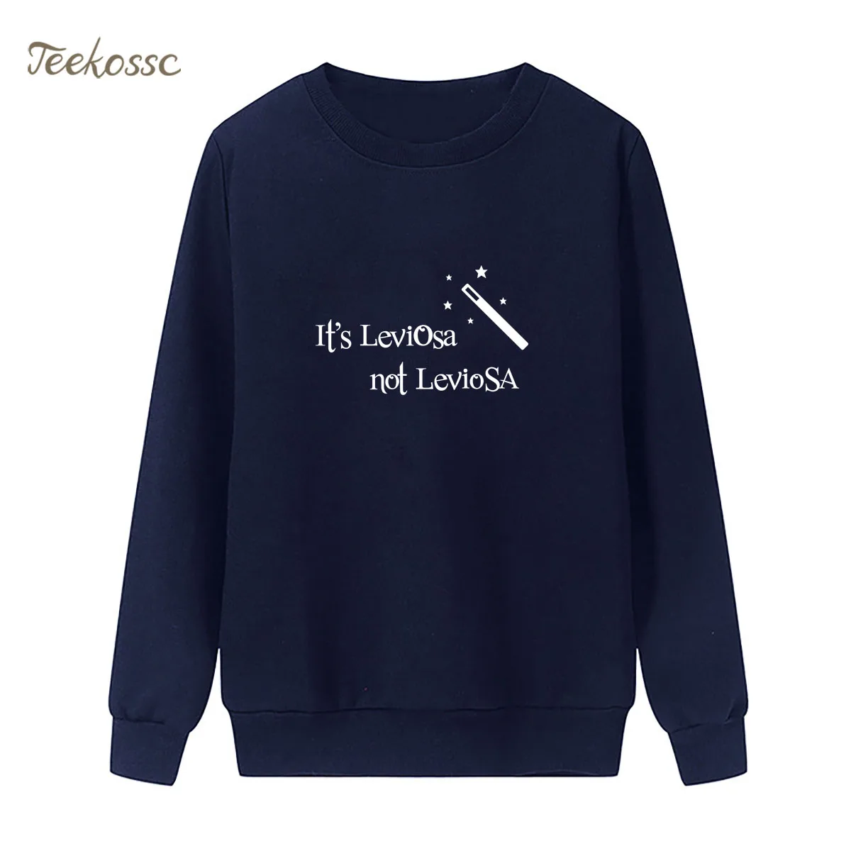 Это Leviosa не толстовка Leviosa Забавный буквенный принт Толстовка зима осень для женщин Lasdies пуловер свободные флис уличная