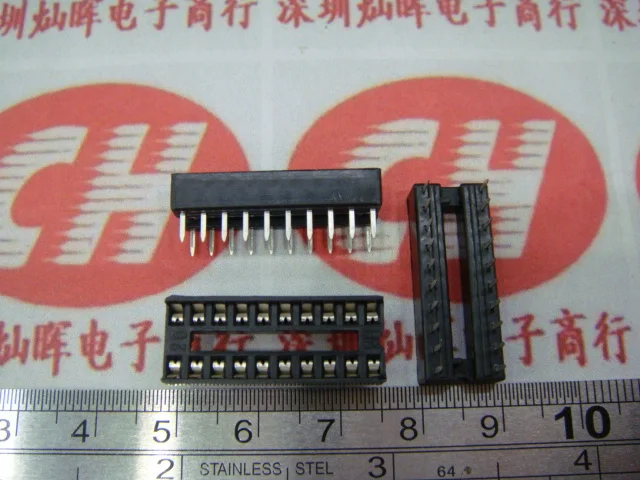 

24PCS 20pin DIP IC sockets Adaptor Solder Type 20 pin