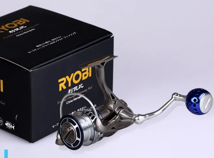 Рыболовная катушка RYOBI 6 + 1BB 5 0: 1 King 6000/8000 полностью Металлическая 22 фунта/10 кг|reel full