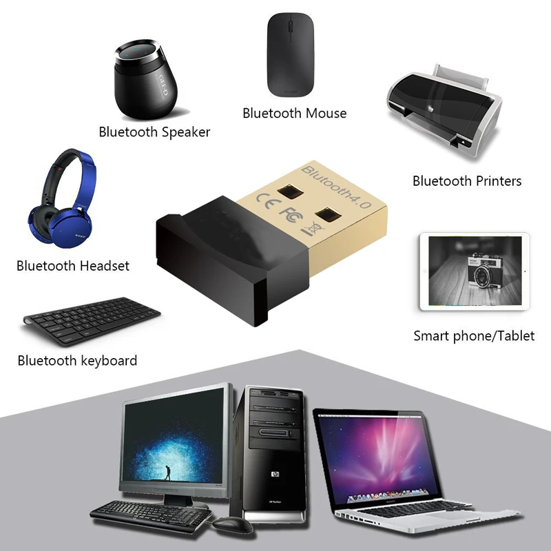USB адаптер Bluetooth 4 0 для ПК|Адаптеры и брелки USB/Bluetooth| |