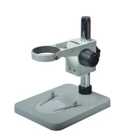 new metal table stand universal stereo microscope bracket stand holder with 76mm adjustable focus bracket for lab