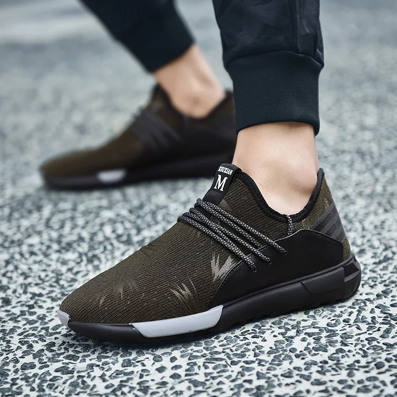 2018 spring new casual shoes male Korean version of the breathable trend sports young students a pedal lazy | Обувь