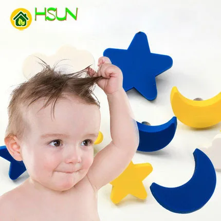 2 шт. мягкая резиновая ручка в виде мультяшных звезд Луны белых облаков|Ручки