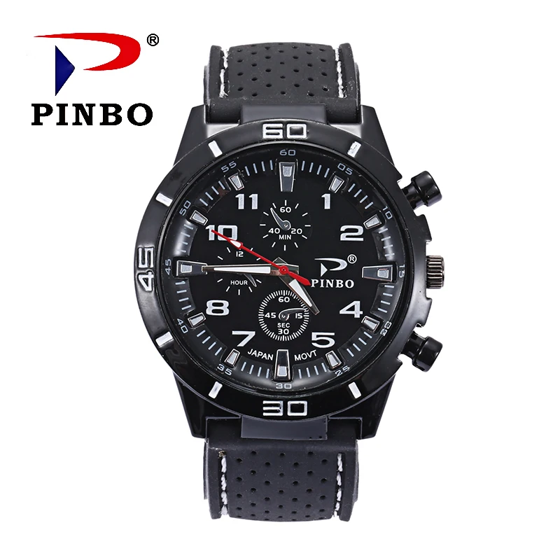 Pinbo Для мужчин S часы Топ Роскошные брендовые модные спортивные Relogio masculino