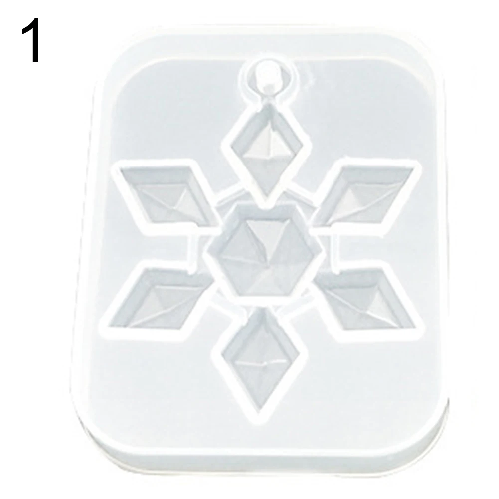 Милые товары для изготовления силиконовая форма в форме снежинки ювелирные