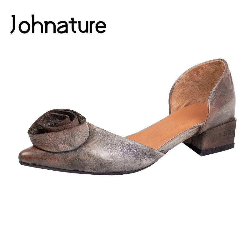 Новинка 2019 года сезон весна-лето повседневные розовые сандалии из натуральной