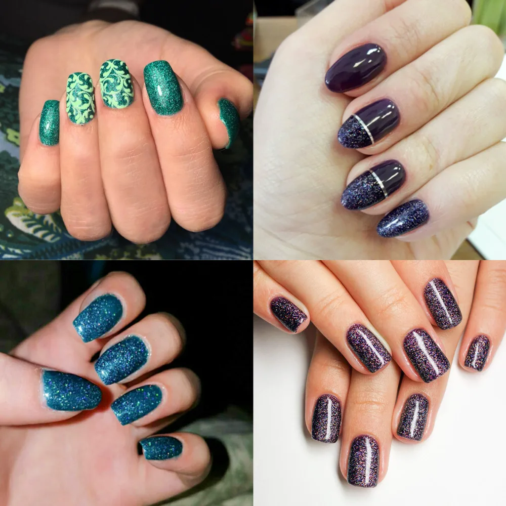 Modelones неоновый УФ гель для ногтей Блестящий глиттер нейл арта сушилка лака с