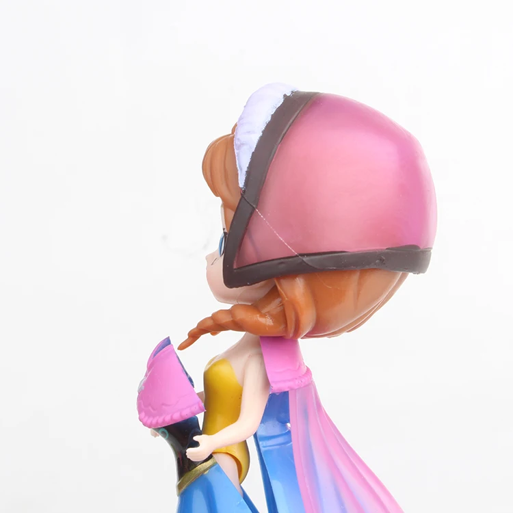 Disney игрушечные Принцессы Фигурки Куклы 12 шт./компл. Эльзы из мультфильма "Холодное сердце", Анны, Софии, янтарный Авроры платье Тиана может быть изменен