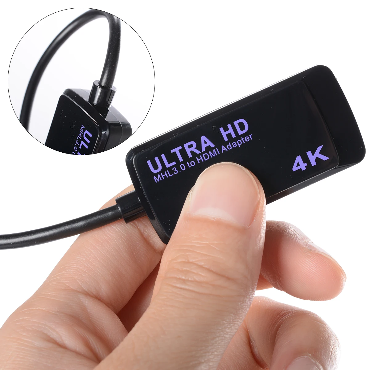Мхл 3.0 Micro USB разъем для микро-hdmi женский HDTV AV кабель адаптер черный 1080 P конвертер
