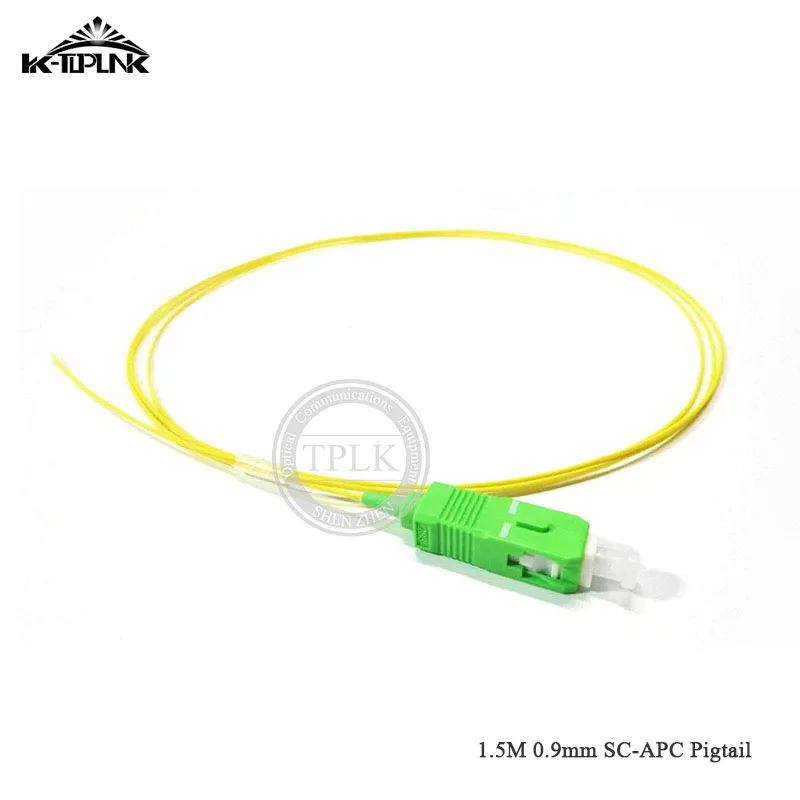 Горячая распродажа 10 шт./лот 1 5 м SC APC Pigtail Simplex одномодовый мини PLC волоконно