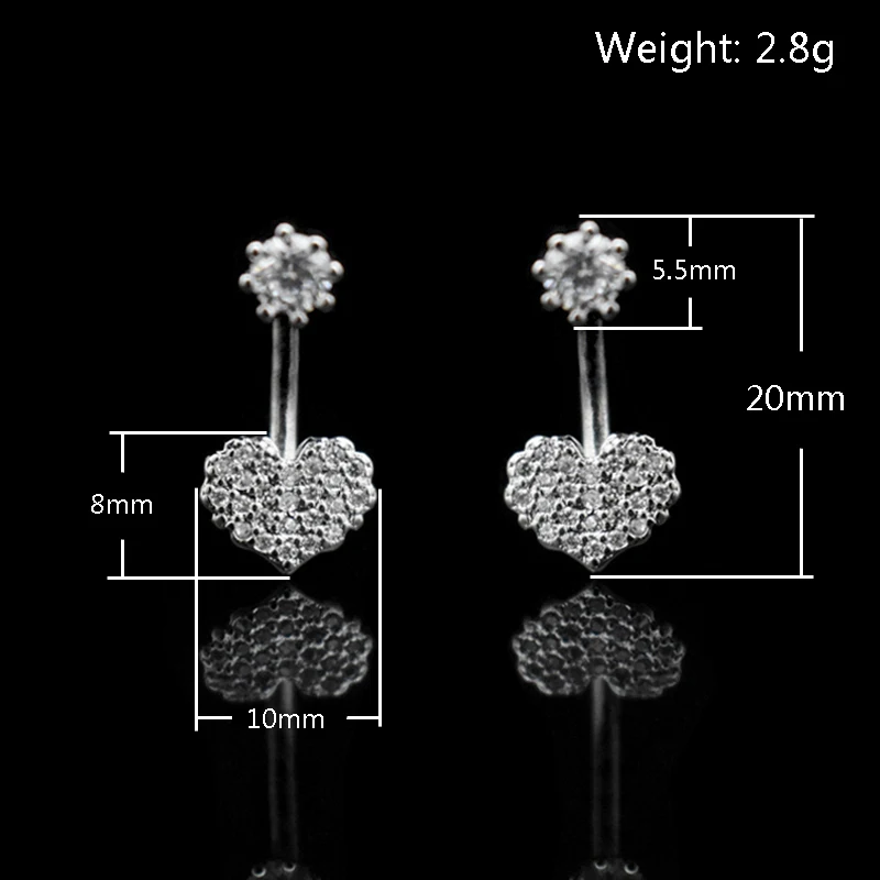 Женские серьги гвоздики из серебра 925 пробы с фианитом|earrings cubic zirconia|925 sterlingdrop earrings