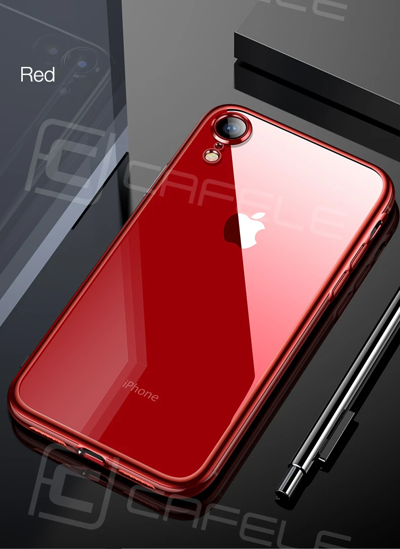Cafele роскошный ТПУ чехол для iPhone XR прозрачный мягкий чехол для iPhone XR чехол прозрачный
