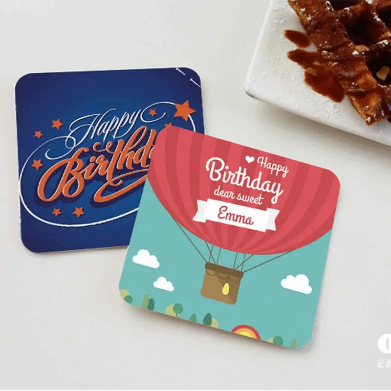 38 шт./упак. день рождения с днем Блокнот винтажная бумажная наклейка милые
