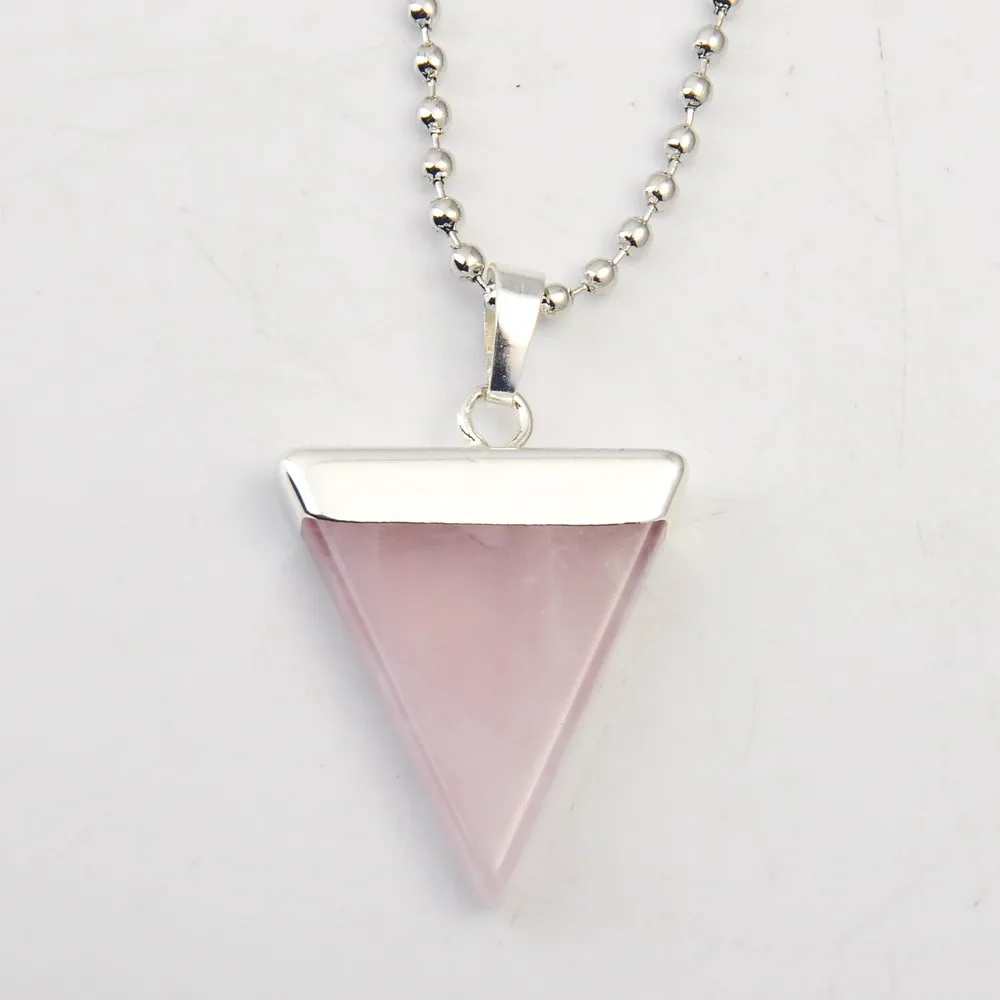 2019 треугольный кулон тигровый глаз с золотыми подвесками ожерелье для девочек