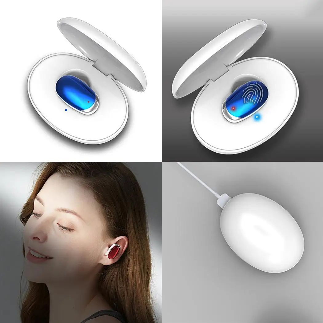 Мини Беспроводная bluetooth-гарнитура магнитные наушники для зарядки