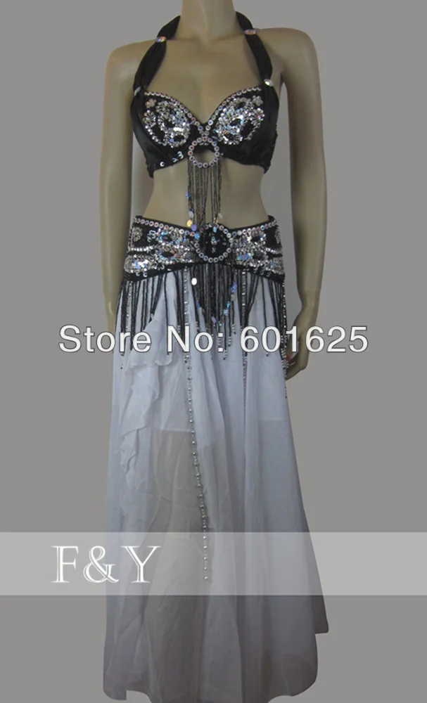 Оптовая продажа Новый набор костюма для танца живота бюстгальтер + пояс 2