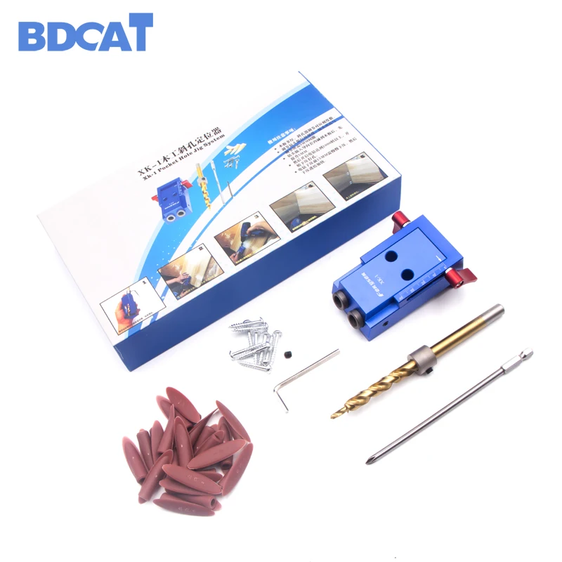 BDCAT карманное отверстие джиг комплект системы для работы по дереву и столярных