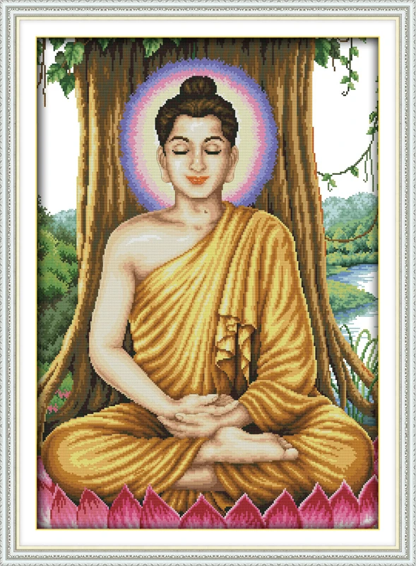 

Sakyamuni(7) cross stitch kit people 18ct 14ct 11ct count print canvas stitches embroidery DIY handmade needlework