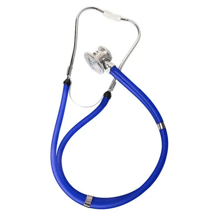 Royal blue Высокое качество CRT868 двойного назначения бытовой прослушивания частота сердечных сокращений плода многофункциональная двойная трубка медицинский стетоскоп кровяного давления - Цвет: Royal blue