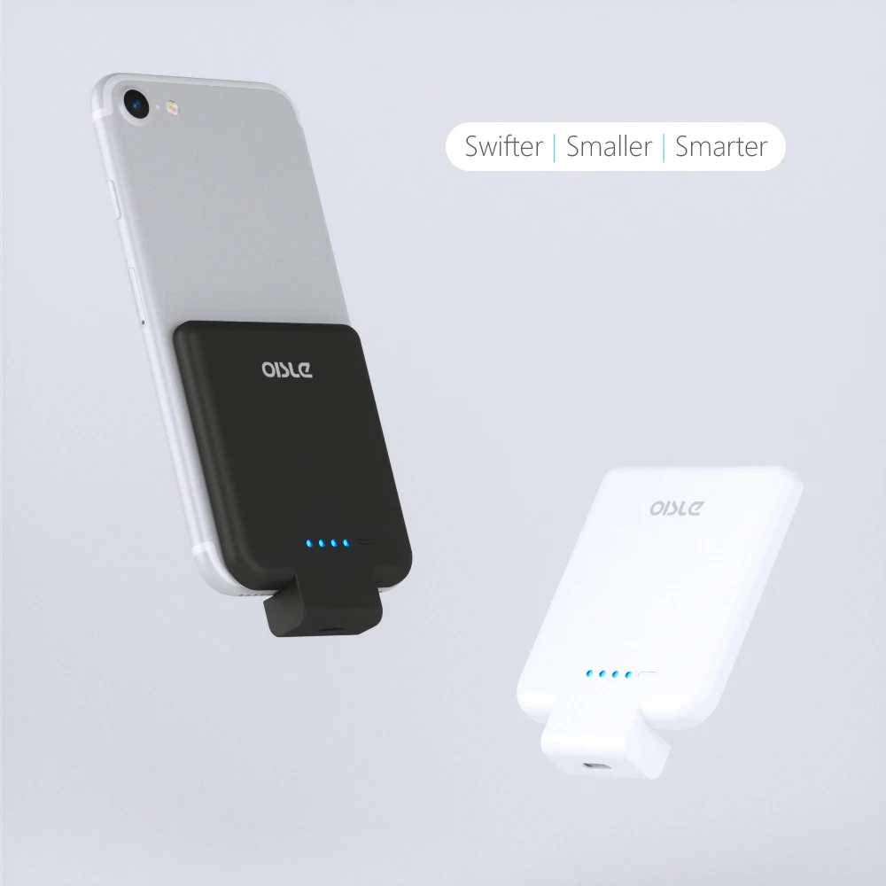 2800 мАч, милый внешний аккумулятор для iPhone 6, 6s, 7, 8, 5, 5S, SE, Внешнее зарядное устройство, чехол, перезаряжаемый Расширенный чехол для аккумулятора