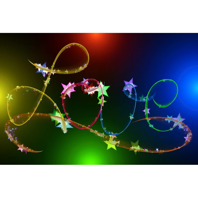 

Full Square Drill 5D DIY Love abstract ribbon colorful stars diamond painting Cross Stitch 3D Embroidery Kits home decor H62