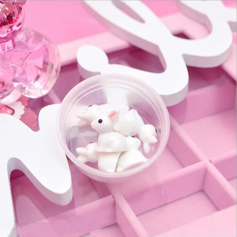 Rabbit Симпатичные 10 шт./кор. Slime DIY Аксессуары игрушка смолы Осьминог утка китов пушистые очистить поставки слаймов игрушка в подарок для детей и взрослых - Цвет: Rabbit
