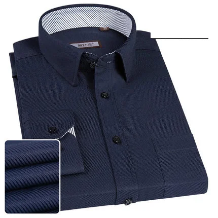 Новые модные мужские Рубашки повседневные с длинным рукавом тонкие рубашки