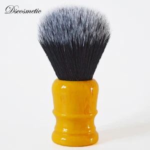 Dscosmetic 26 мм янтарно-желтый ручной СМОКИНГ синтетическая щетка для бритья с узлом для мужчин для влажного бритья