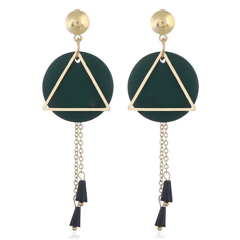 2017 Limited Trendy Zinc Alloy Women Oorbellen Orecchini Pendientes Mujer Long The New Luxury Geometric Earrings Female W53 | Украшения и