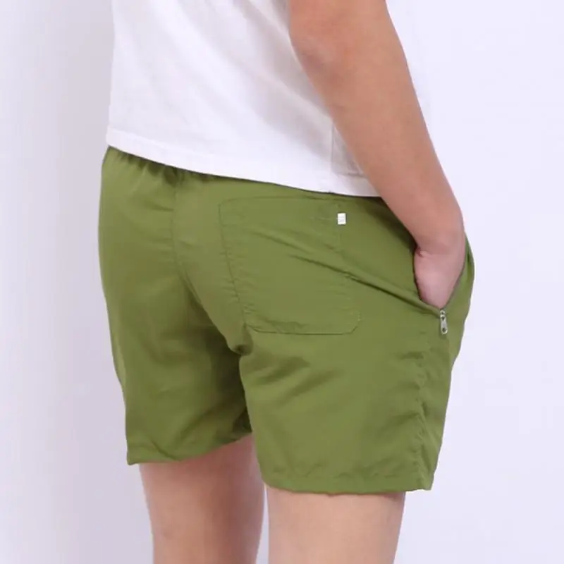 Летние пляжные мужские однотонные шорты-Карго повседневные брюки | Мужская